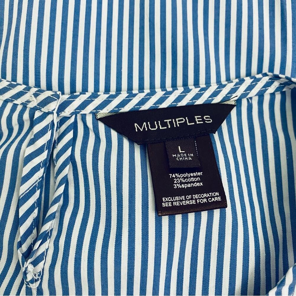 Multiples Open Shoulder Top Size Large - Picture 12 of 12